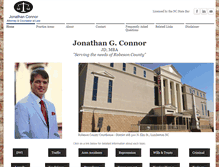 Tablet Screenshot of lumbertonattorney.com